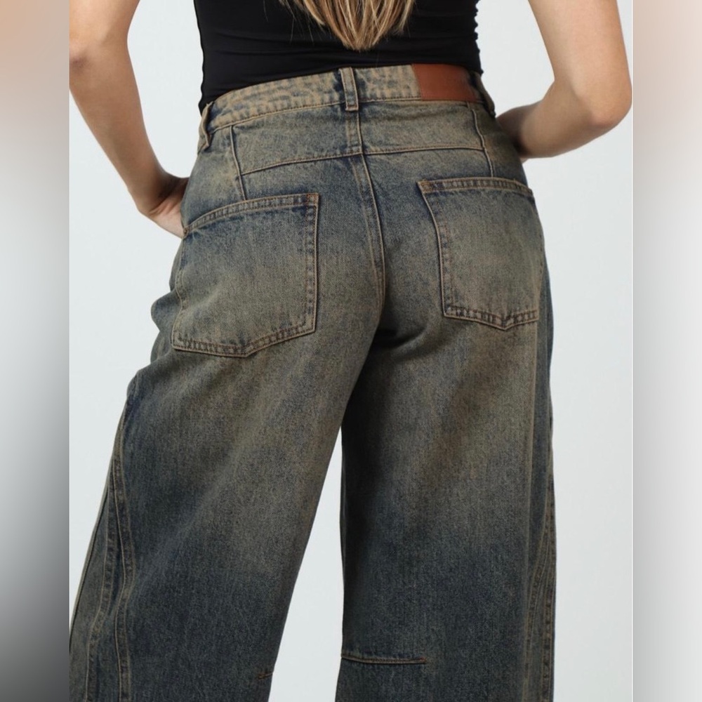 We The Free Good Luck Mid Rise Barrel Women Jeans, NWT, Size 27. - Picture 4 of 7